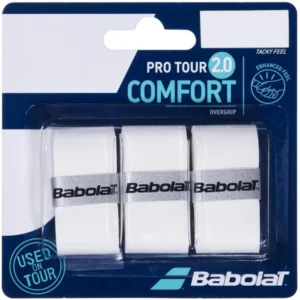 Babolat Pro Tour 2.0 White Overgrip - Pack of 3